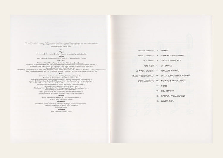 Traces of Dance: Choreographers' Drawings and Notations