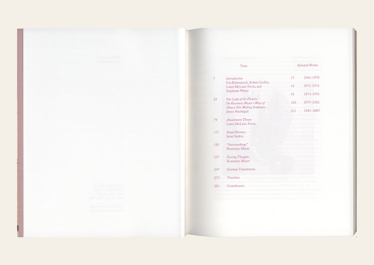 Rosemary Mayer: Ways of Attaching