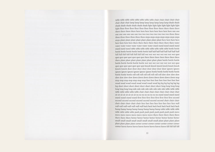 Not Not Nothing - Mette Edvardsen