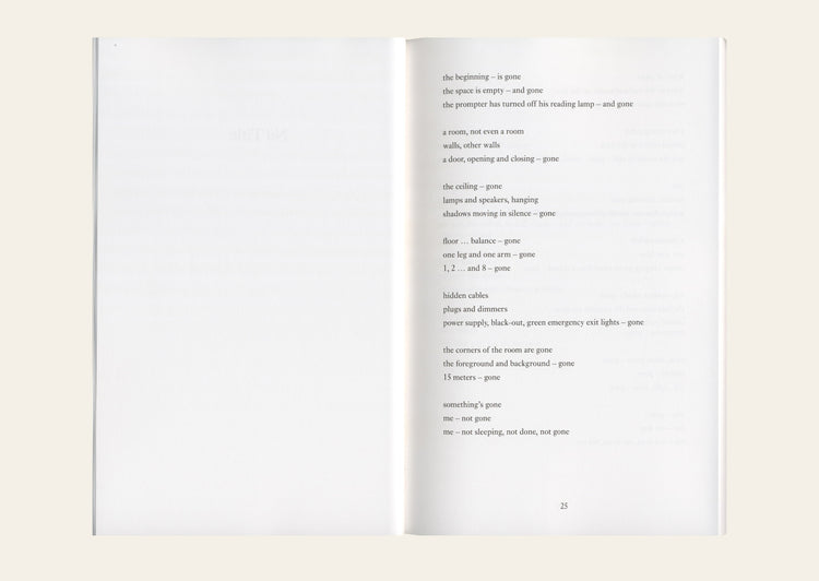 Not Not Nothing - Mette Edvardsen