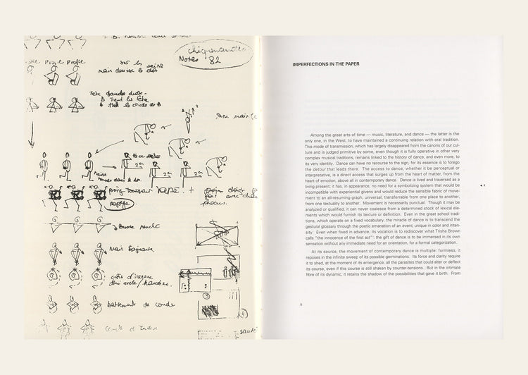Traces of Dance: Choreographers' Drawings and Notations