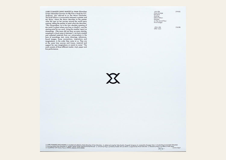 Livre d'images sans images - Mette Edvardsen & Iben Edvardsen - LP