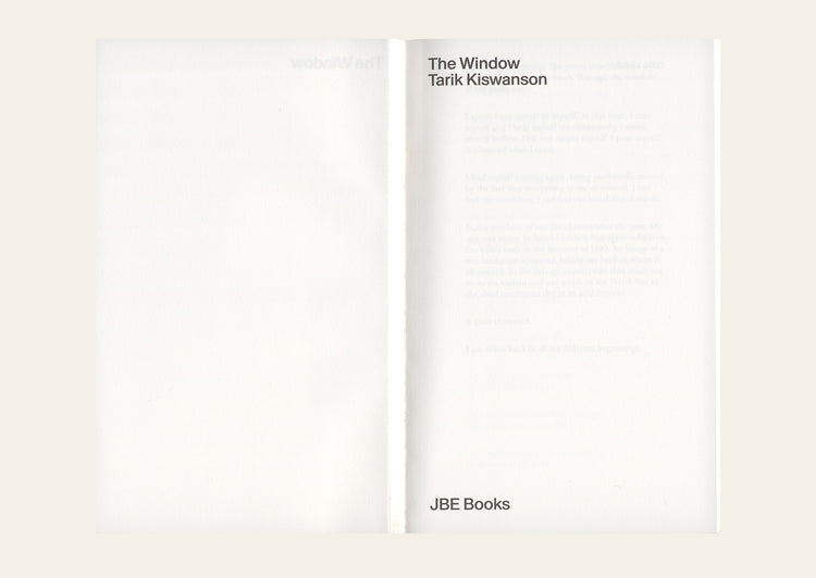 The Window - Tarik Kiswanson