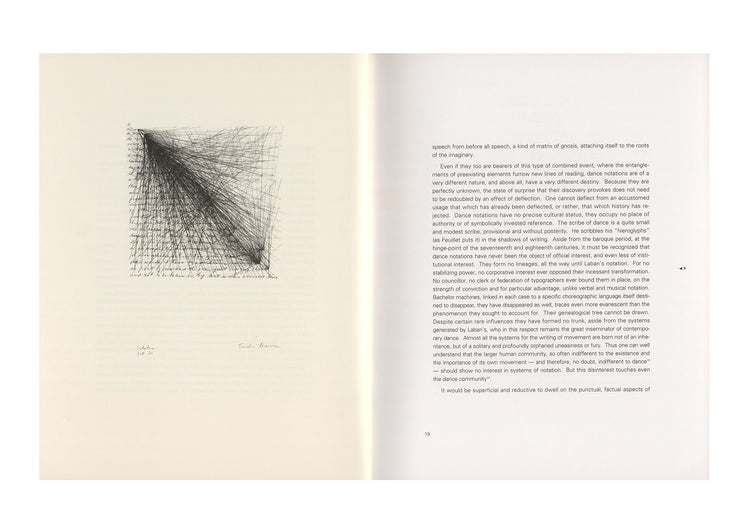 Traces of Dance: Choreographers' Drawings and Notations