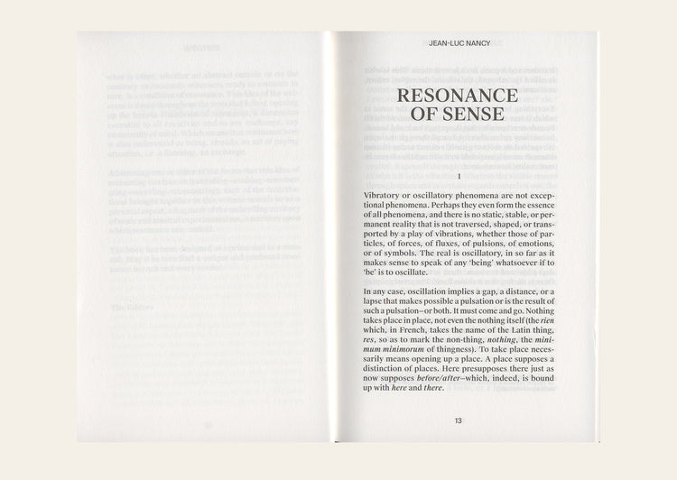 SPECTRES Volume II: Résonances / Resonances