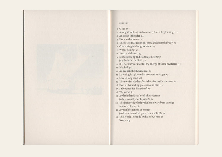 Silent Whale Letters - Ella Finer and Vibeke Mascini
