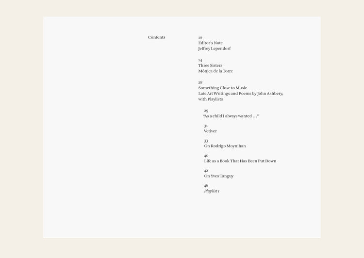 Something Close to Music - by John Ashbery