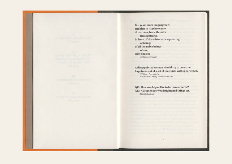 Sarah Lucas: Describe This Distance - Quinn Latimer