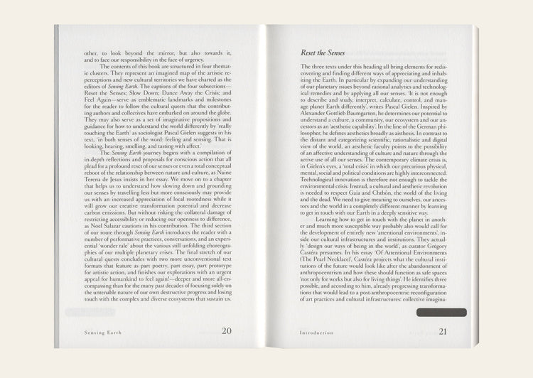 Sensing Earth: Cultural Quests Across a Heated Globe