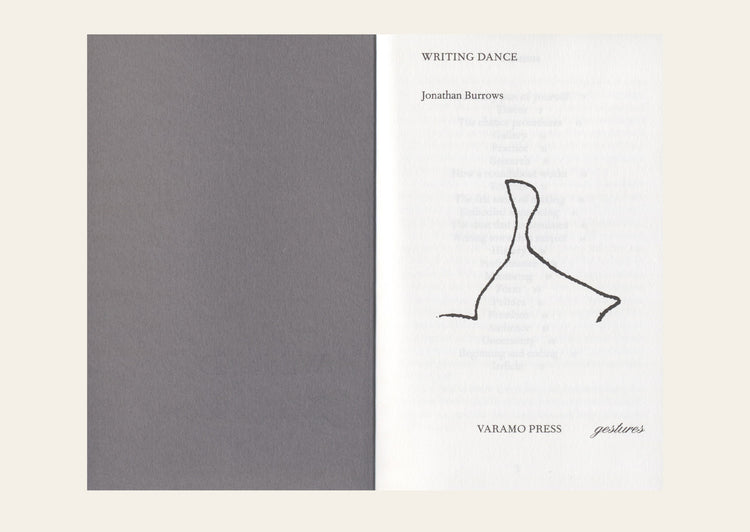 Writing Dance - Jonathan Burrows