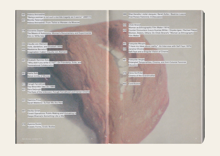 Feminist Worldmaking and the Moving Image -Edited by Erika Balsom and Hila Peleg