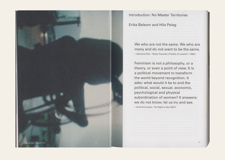 Feminist Worldmaking and the Moving Image -Edited by Erika Balsom and Hila Peleg