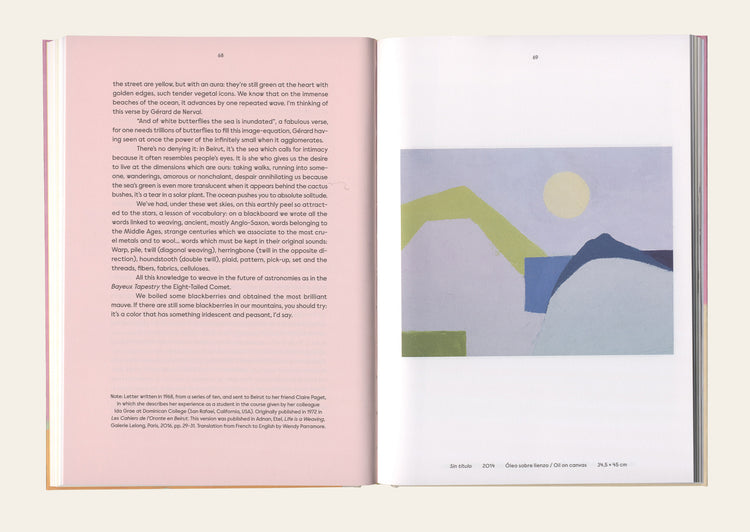 Behind the Horizon Line - Etel Adnan
