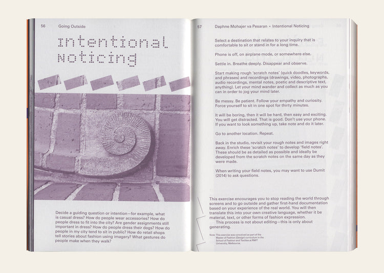 Radical Fashion Exercises: A Workbook of Modes and Methods