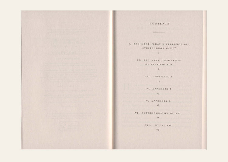 Autobiography of Red - Anne Carson