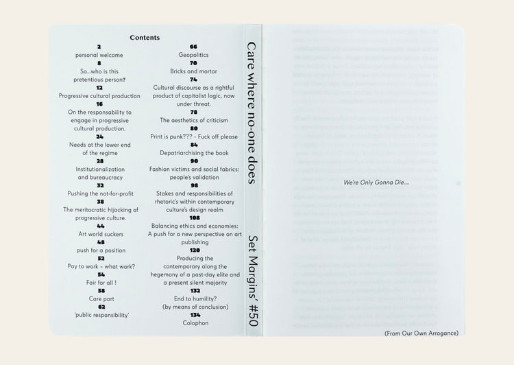 Care where no-one does A grassroots style guide to progressive cultural production, anticipating neoliberal to national conservative times. Freek Lomme