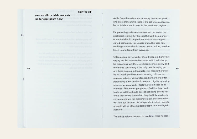 Care where no-one does A grassroots style guide to progressive cultural production, anticipating neoliberal to national conservative times. Freek Lomme