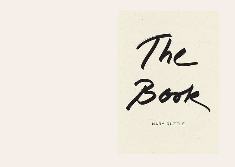 The Book - Mary Ruefle