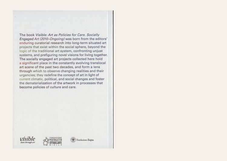 Visible: Art as Policies for Care. Socially Engaged Art (2010–Ongoing)