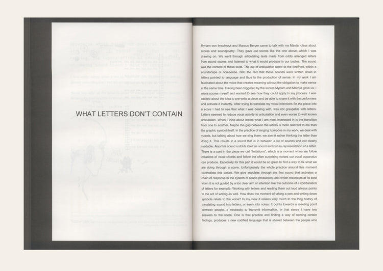 A sound has no legs to stand on - Jule Flierl