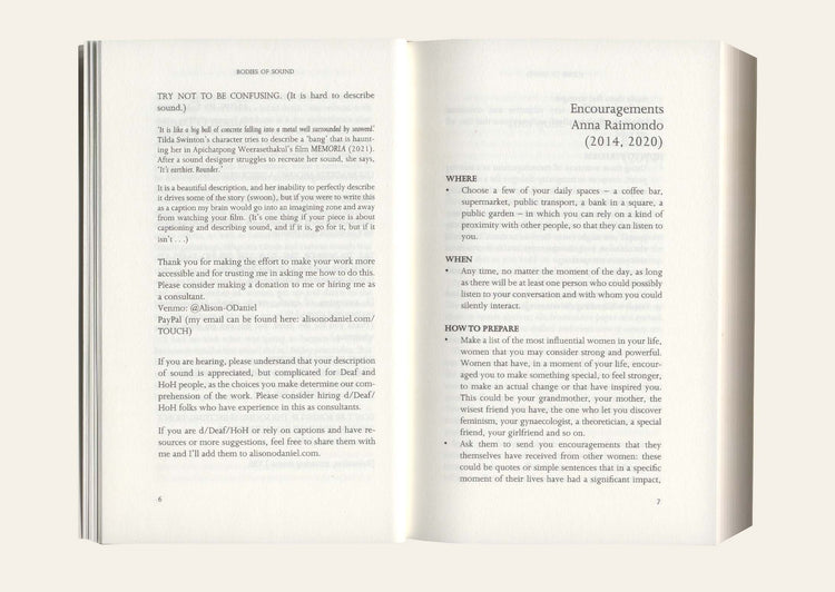 Bodies of Sound: Becoming a Feminist Ear - Edited and introduced by Irene Revell and Sarah Shin