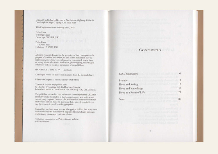 The Spirit of Hope - Byung-Chul Han