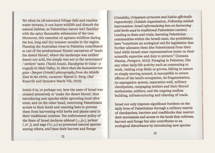 On Foraging in Palestine, Japan & Maastricht - Alaa Abu Asad and Asako Iwama. Yen-Ting Kuan (editor)