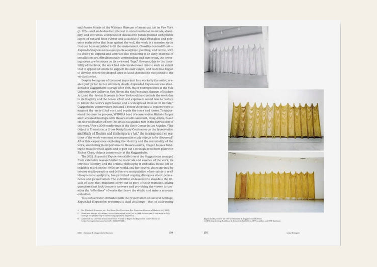 Eva Hesse: Exhibitions, 1972-2022