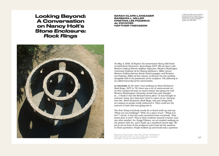 Stone Enclosure: Rock - Nancy Holt