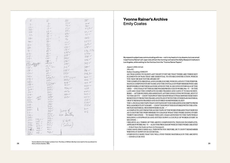 Remembering a Dance Part of Some Sextets 1965/2019: Yvonne Rainer. Emily Coates, Nick Mauss