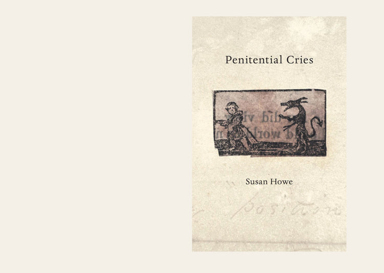 Penitential Cries - Susan Howe