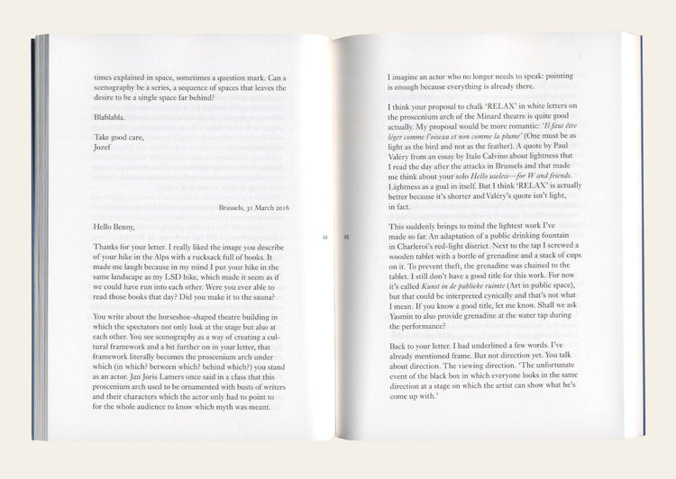 Moments Before the Wind. Notes on Scenography - Jozef Wouters