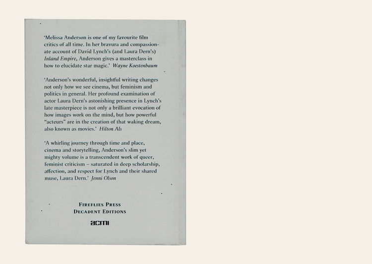 Inland Empire - Melissa Anderson