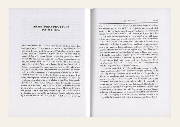 Hebdomeros & Other writings - Giorgio de Chirico