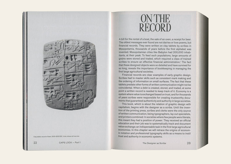 Caps Lock: How Capitalism Took Hold Of Graphic Design, And How To Escape From It