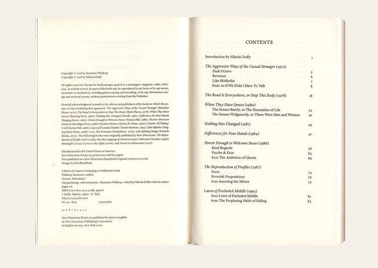 Gap Gardening: Selected Poems - Rosmarie Waldrop