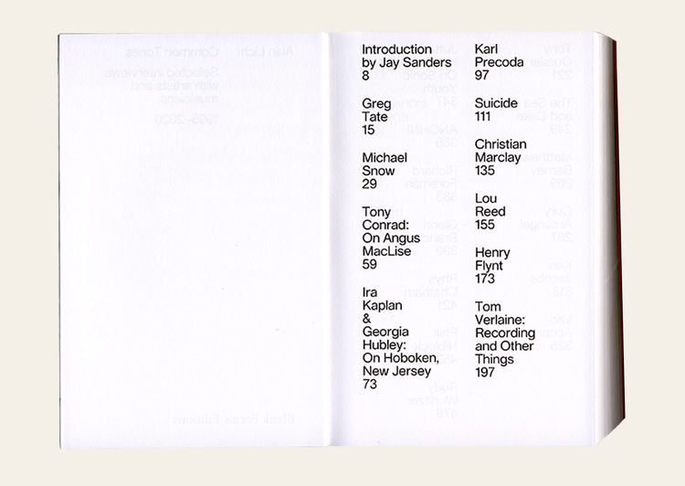 Common Tones: Selected Interviews with Artists and Musicians 1995–2020 - Alan Licht