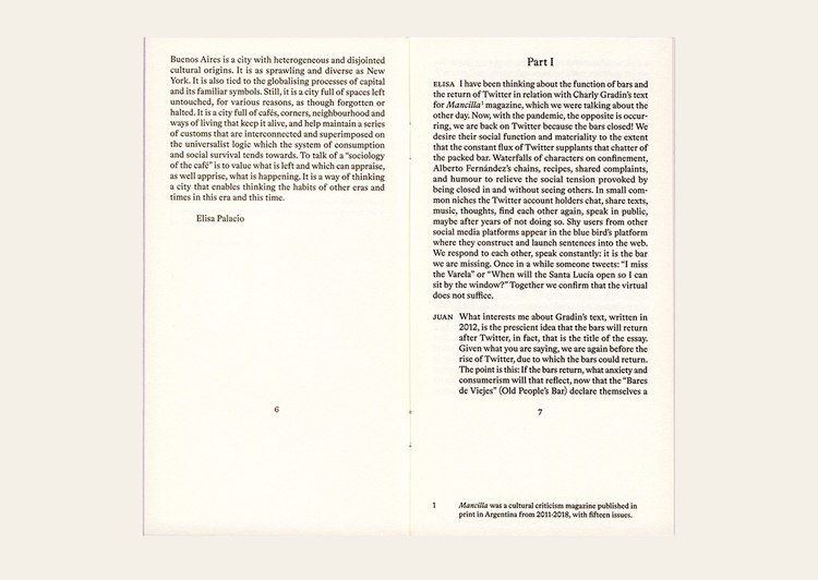 Sociology of the Café - Elisa Palacio and Juan Laxagueborde