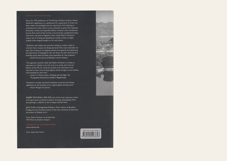 Robert Smithson: The Collected Writings