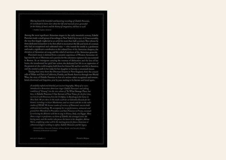 Zabelle Panosian: I Am Servant of Your Voice - Harout Arakelian / Harry Kezelian / Ian Nagoski