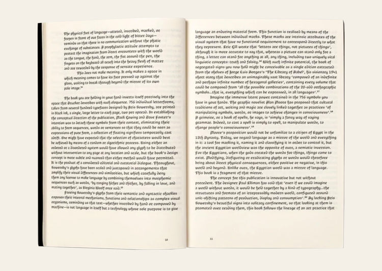 The Art of Letters - Kris Sowersby