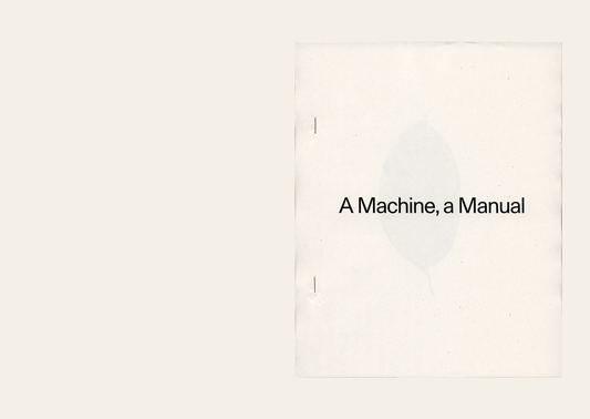 A Machine, a Manual - Simryn Gill