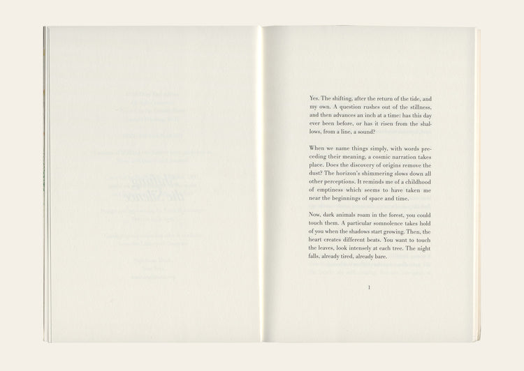 Shifting the Silence - Etel Adnan