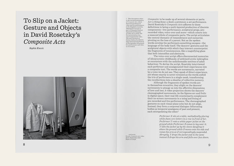 Composite Acts - David Rosetzky