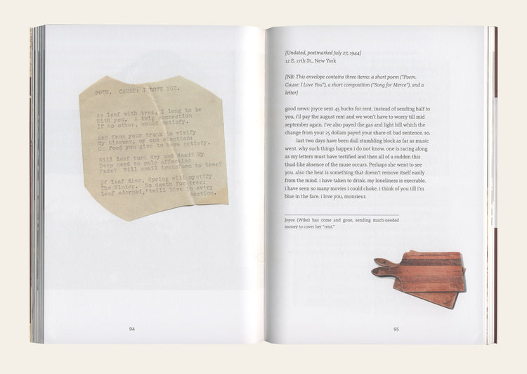 Love, Icebox: Letters from John Cage to Merce Cunningham