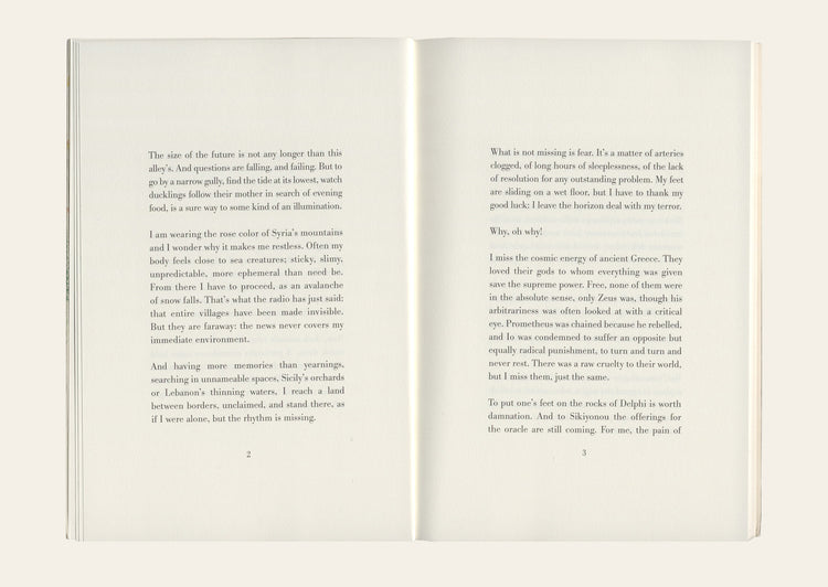 Shifting the Silence - Etel Adnan