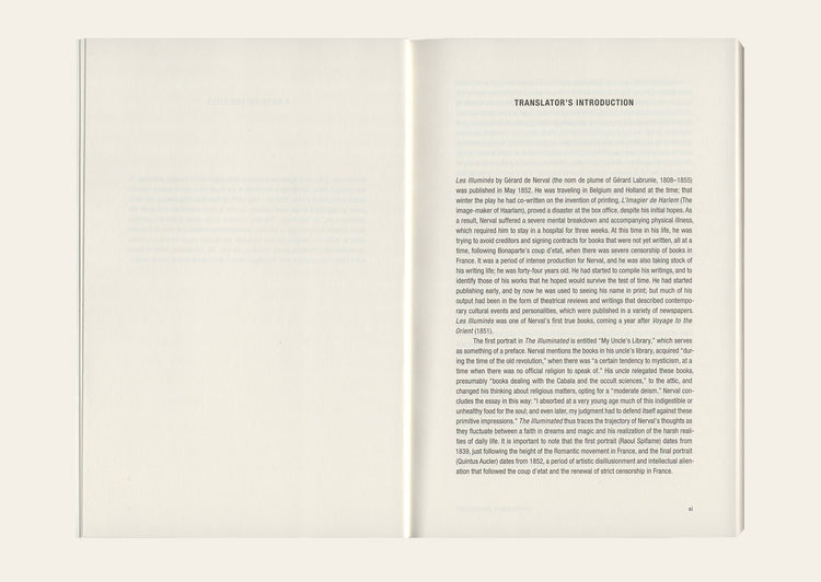 The Illuminated, or the Precursors of Socialism Tales and Portraits - Gérard de Nerval