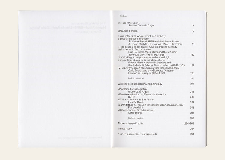The Living Museums - Franco Albini - Bbpr - Lina Bo Bardi - Carlo Scarpa