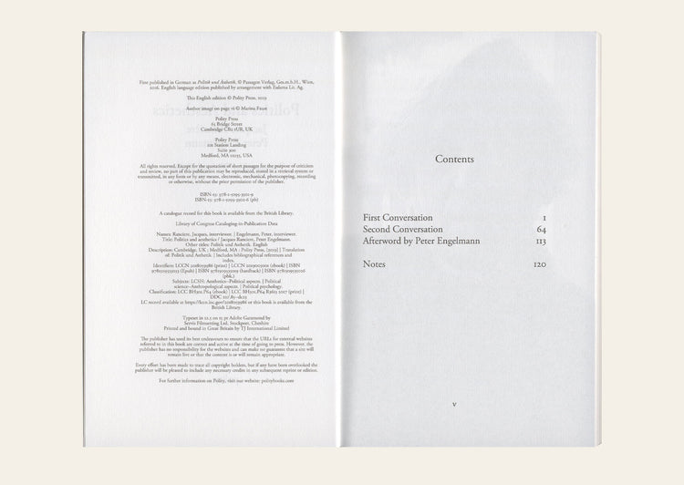 Politics and Aesthetics - Jacques Ranciere