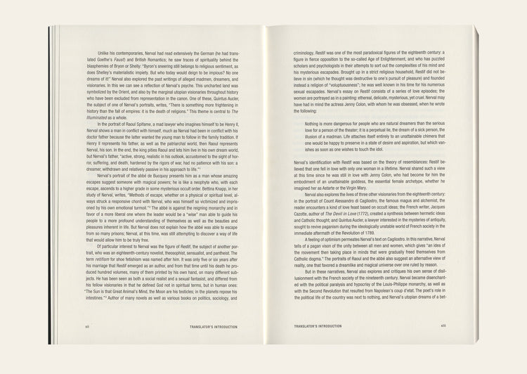 The Illuminated, or the Precursors of Socialism Tales and Portraits - Gérard de Nerval
